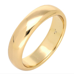 OBRĄCZKA POZŁACANA 18 K DOWOLNY ROZMIAR